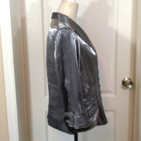 Ell Jay Collection Women's Silver Top Size 14 - Picture 3 of 7